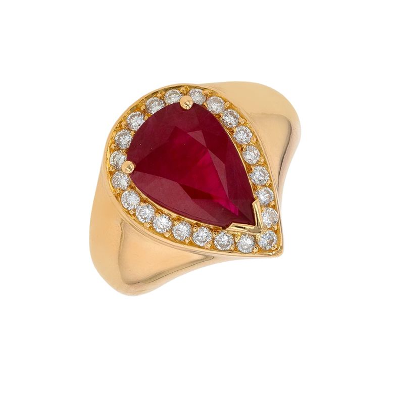 Acheter Bague rubis 3.64 carats et diamants 0.33 carat or jaune 13.24g Comme neuf - 3800,00 € Bague rubis 3.64 carats et diamants 0.33 carat or jaune 13.24g Comme neuf - reconditionné disponible sur Gemme Les Bijoux